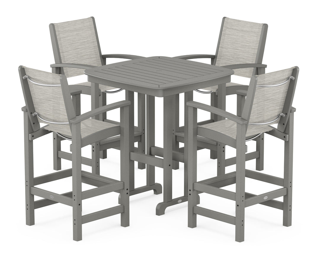 POLYWOOD® Coastal 5-Piece Bar Set