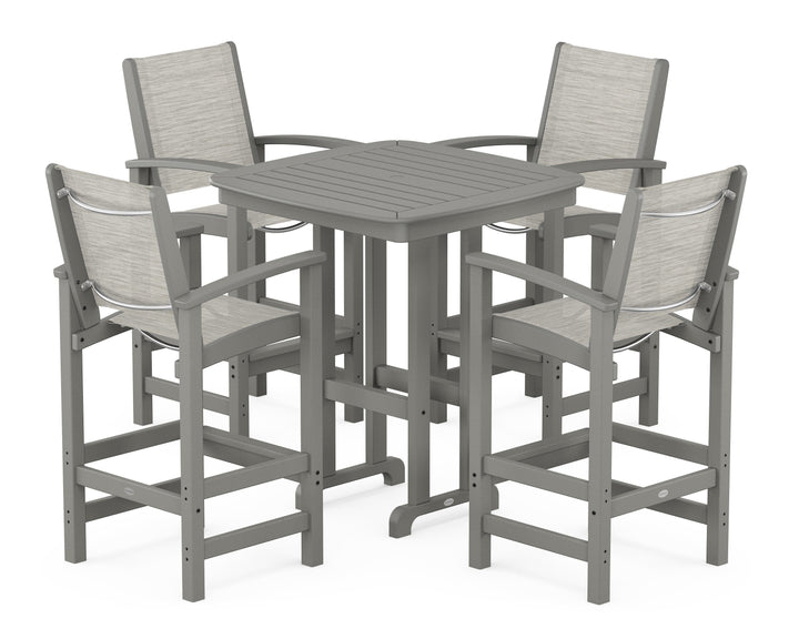 POLYWOOD® Coastal 5-Piece Bar Set