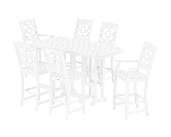 Martha Stewart by POLYWOOD® Chinoiserie 7-Piece Bar Set