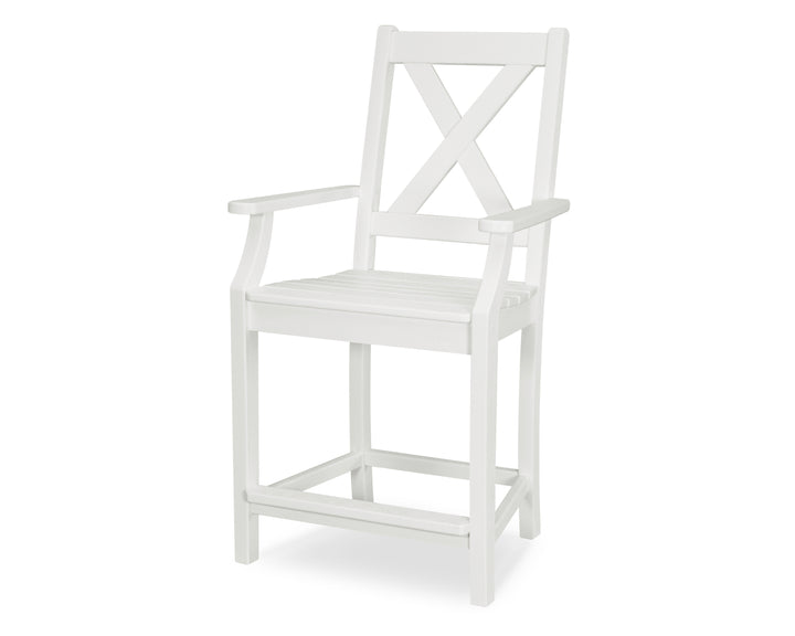POLYWOOD® Braxton Counter Arm Chair