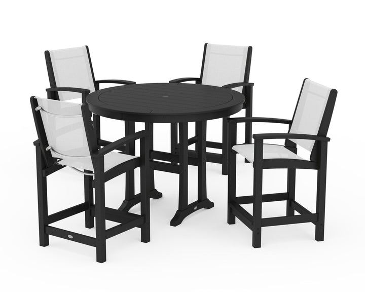 POLYWOOD® Coastal 5-Piece Counter Set