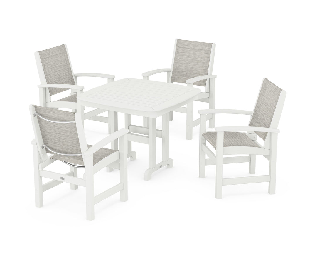 POLYWOOD® Coastal 5-Piece Dining Set