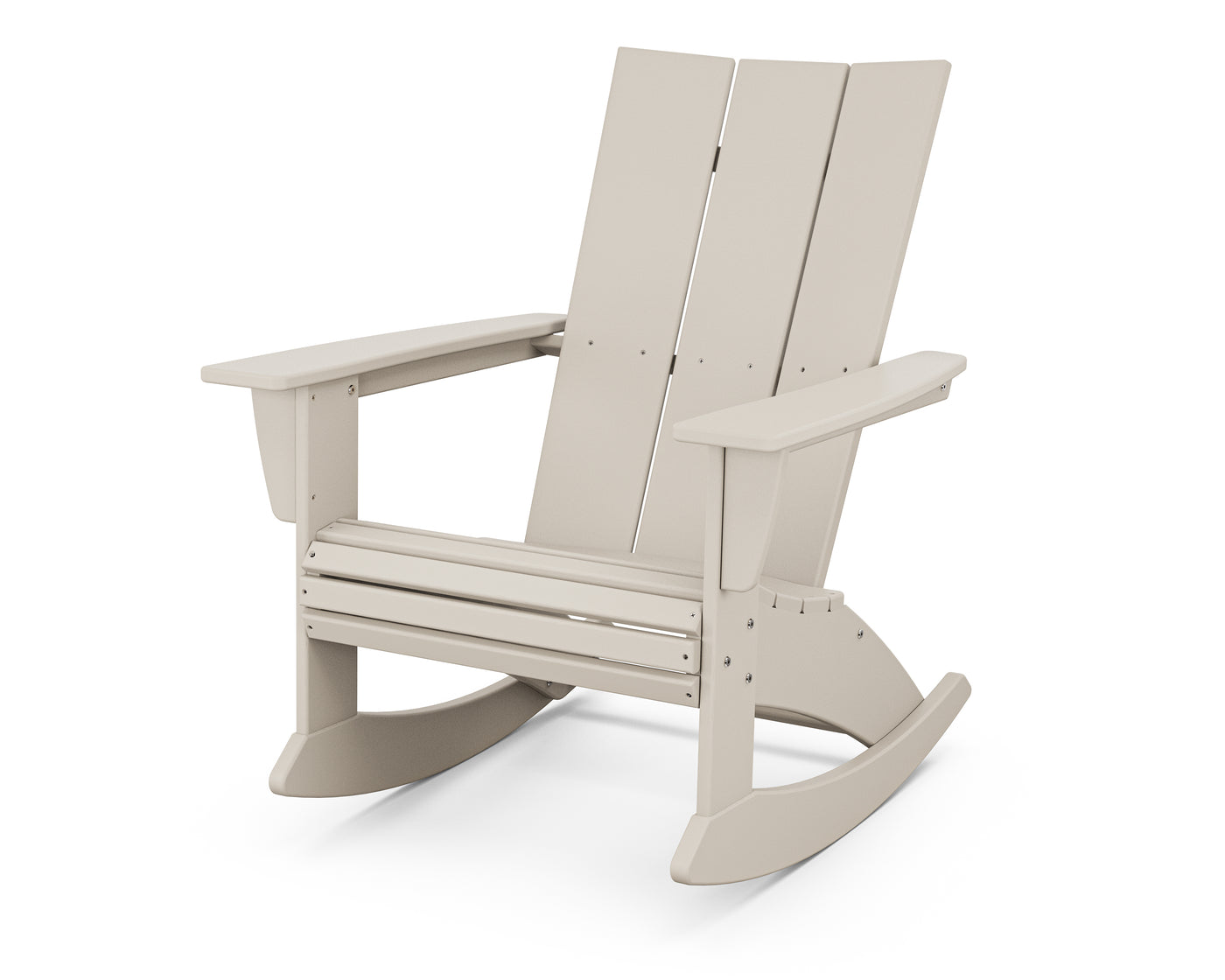 Modern Curveback Adirondack Rocking Chair