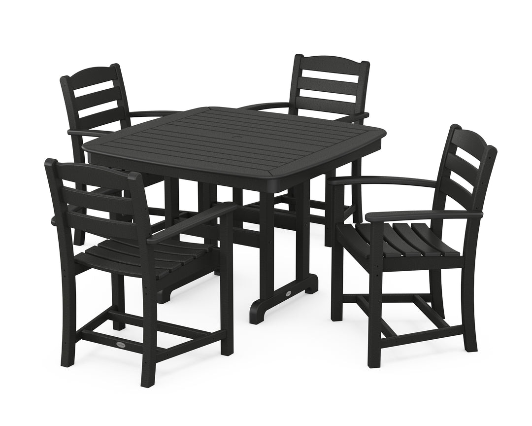 POLYWOOD® La Casa Café 5-Piece Dining Set with Trestle Legs