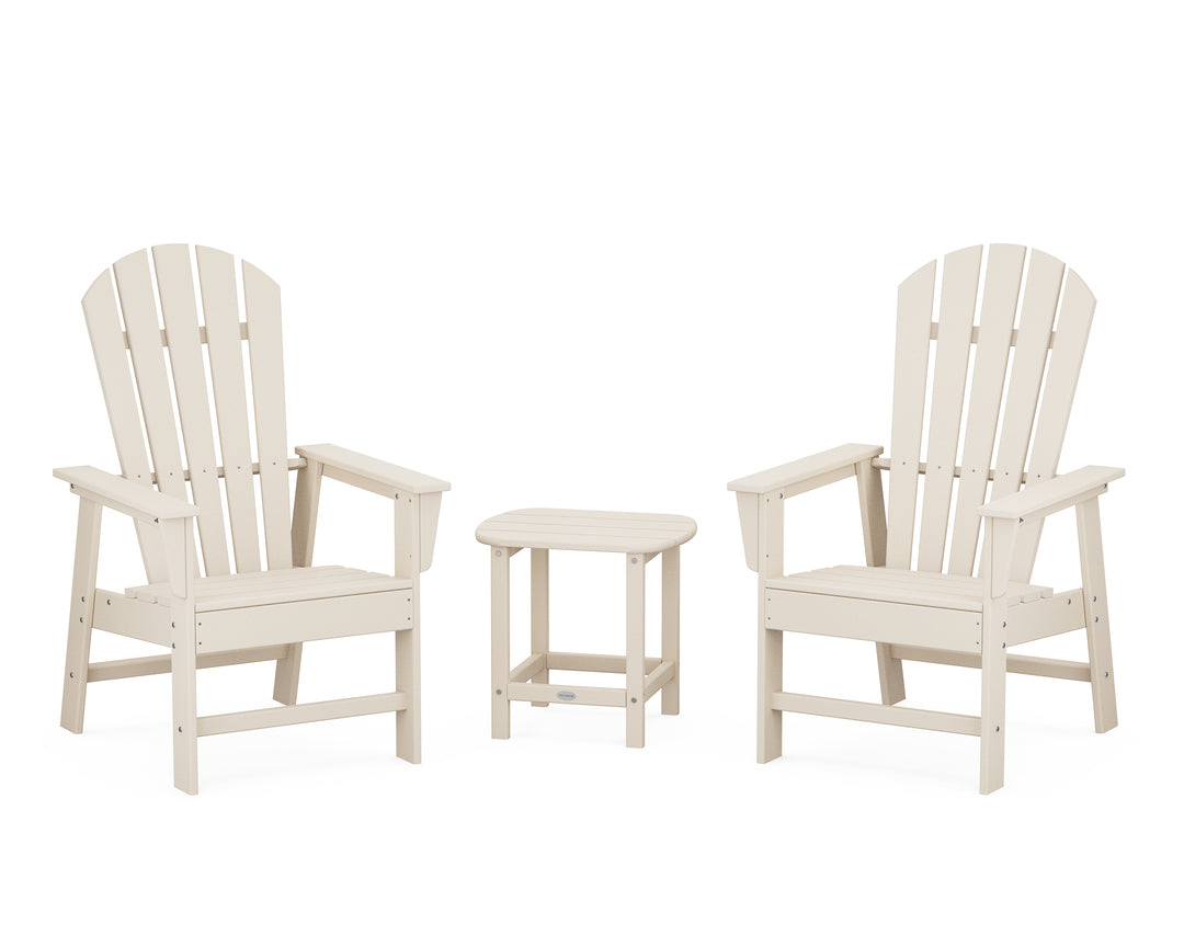 POLYWOOD® South Beach Casual Chair 3-Piece Set with 18" South Beach Side Table