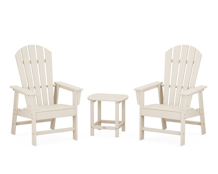 POLYWOOD® South Beach Casual Chair 3-Piece Set with 18" South Beach Side Table