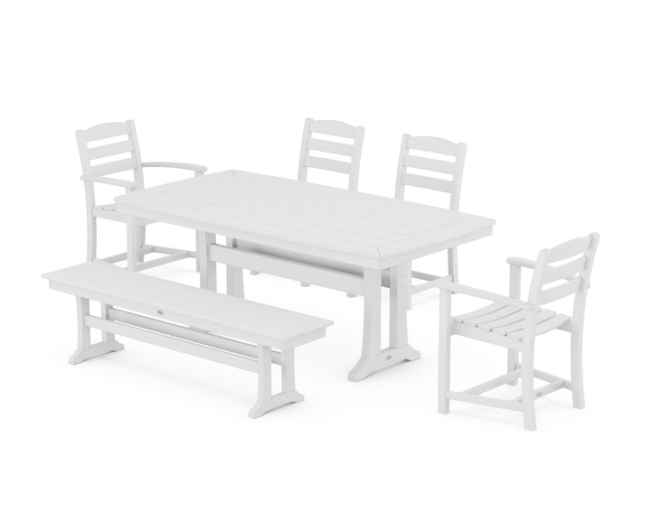POLYWOOD® La Casa Cafe 6-Piece Dining Set with Trestle Legs