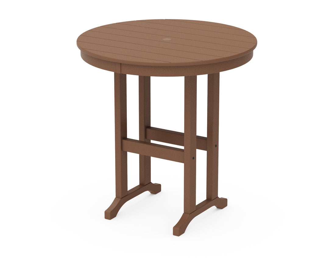 POLYWOOD® 36" Round Farmhouse Counter Table