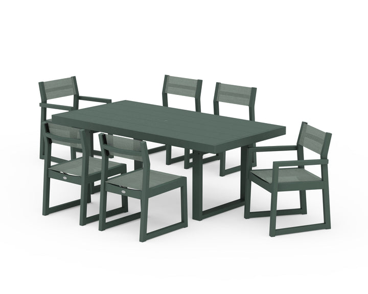 POLYWOOD® EDGE Sling 7-Piece Dining Set