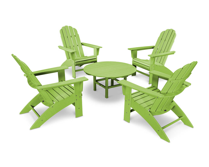 POLYWOOD® Vineyard 5-Piece Oversized Adirondack Set