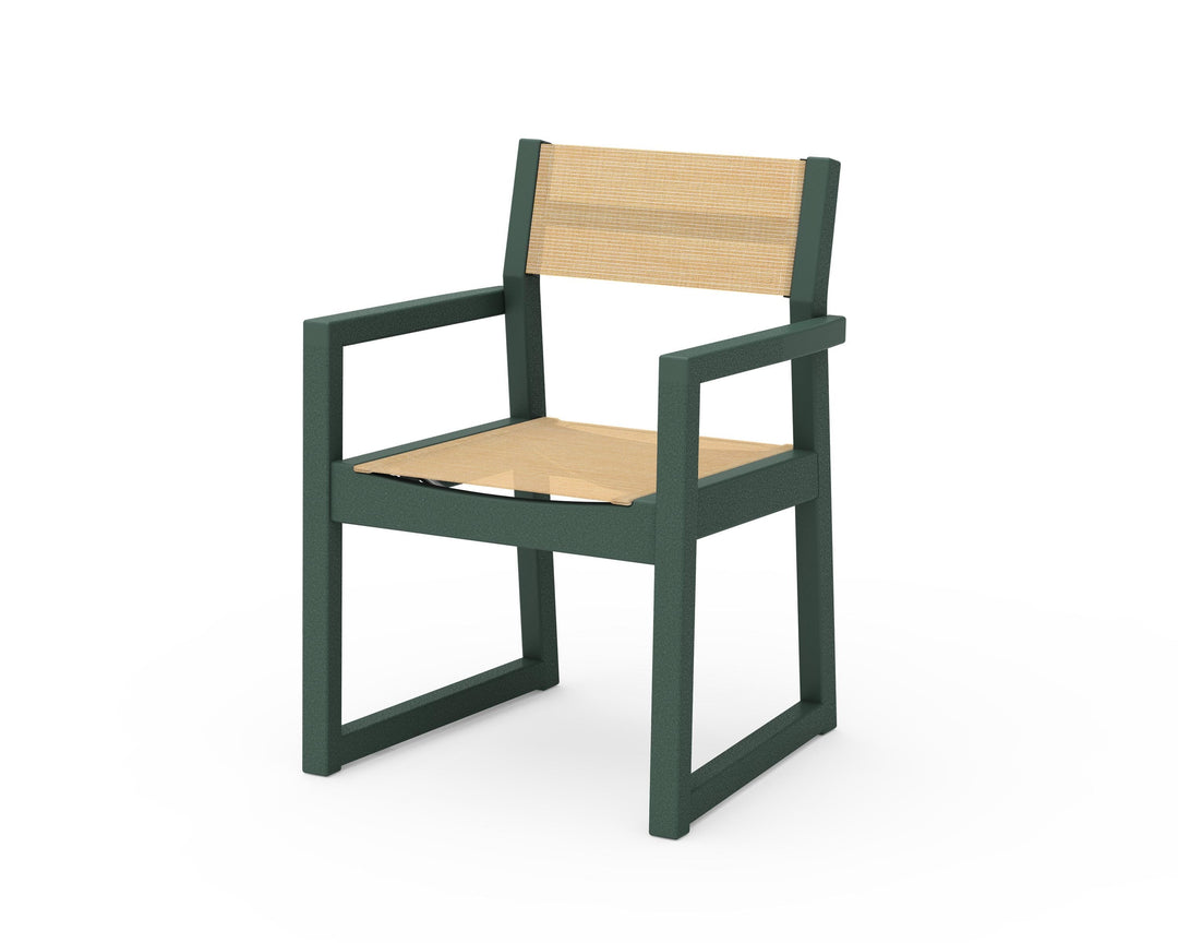 POLYWOOD® EDGE Sling Dining Arm Chair