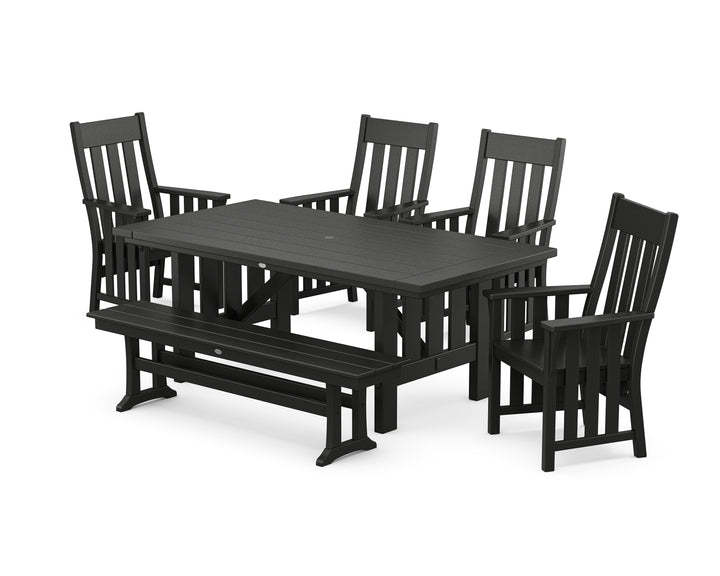 Martha Stewart by POLYWOOD® Acadia 6-Piece Dining Set with Bench