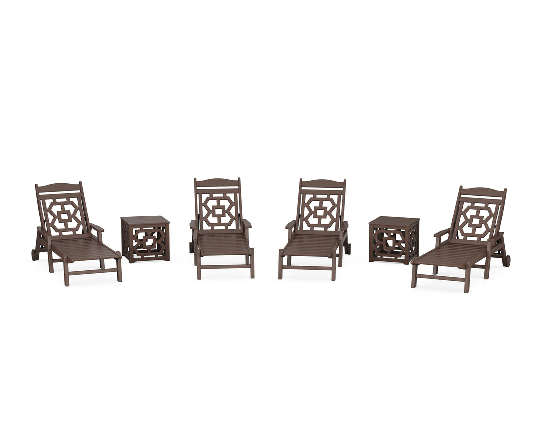 Martha Stewart by POLYWOOD® Chinoiserie 6-Piece Chaise Set