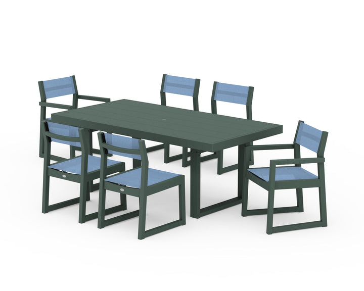 POLYWOOD® EDGE Sling 7-Piece Dining Set