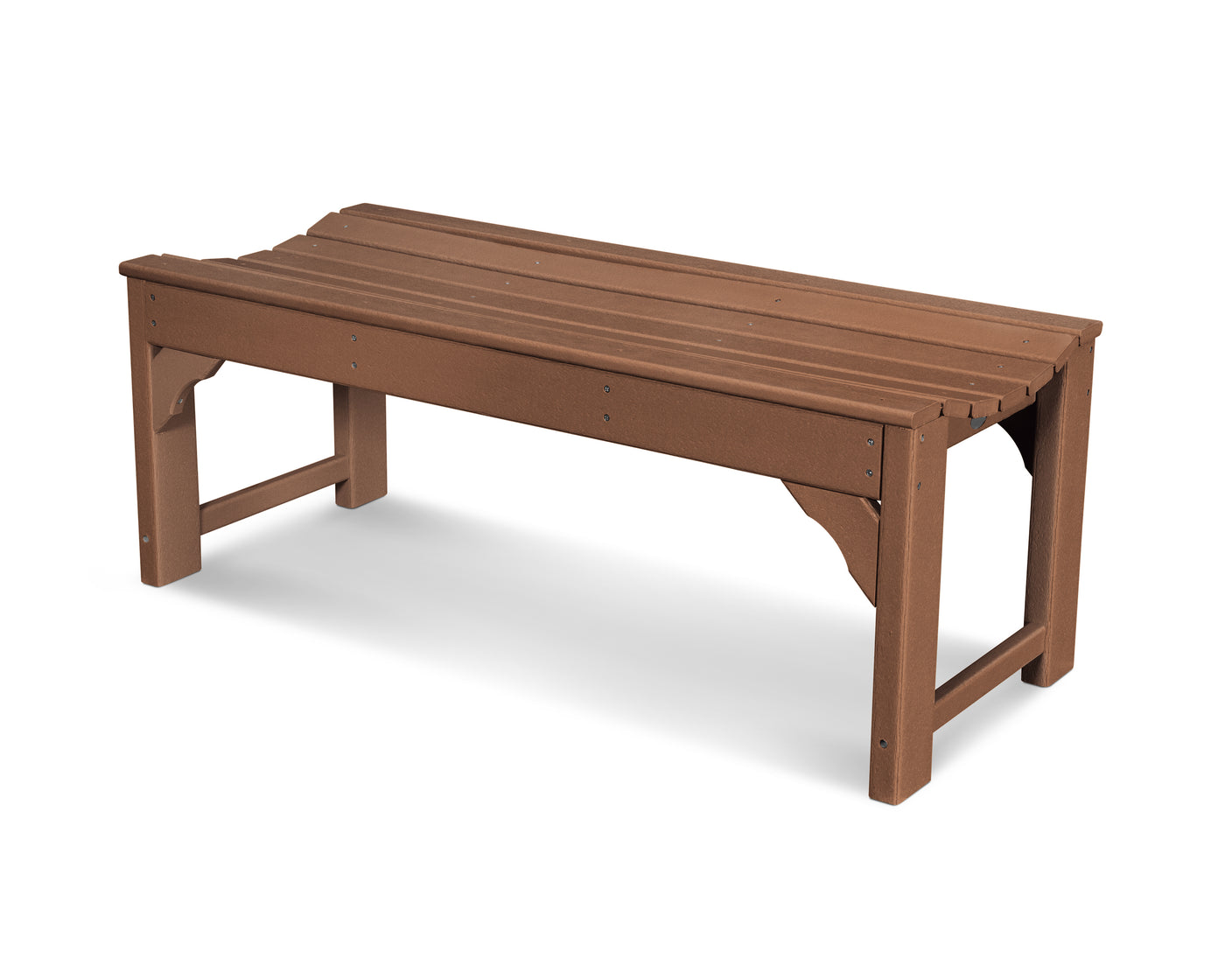 Traditional Garden 48" Backless Bench