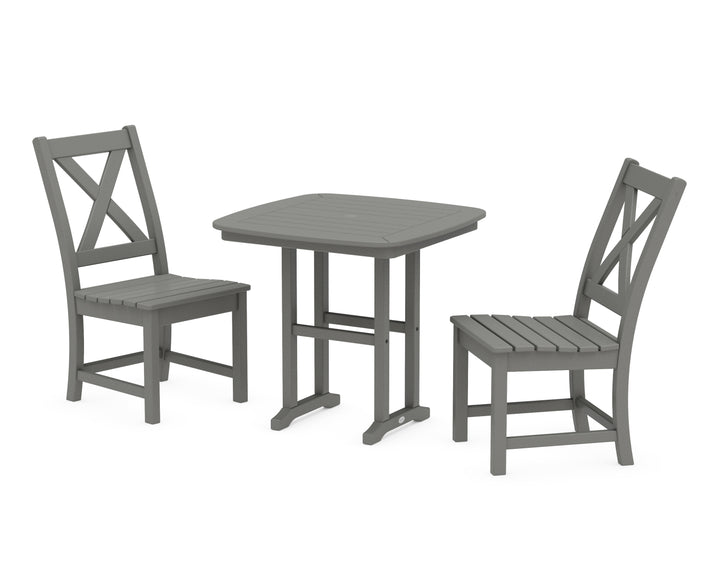 POLYWOOD® Braxton Side Chair 3-Piece Dining Set