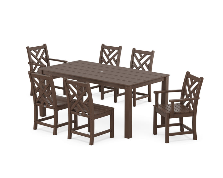 POLYWOOD® Chippendale 7-Piece Parsons Dining Set