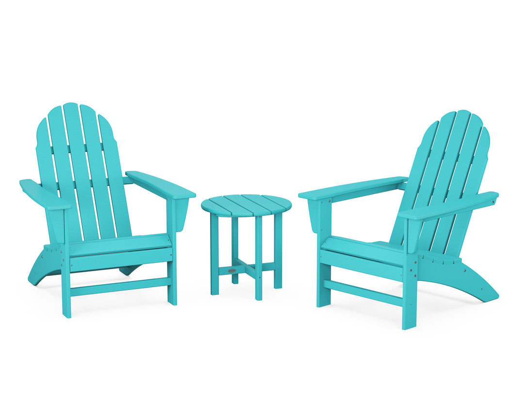 POLYWOOD® Vineyard 3-Piece Adirondack Set