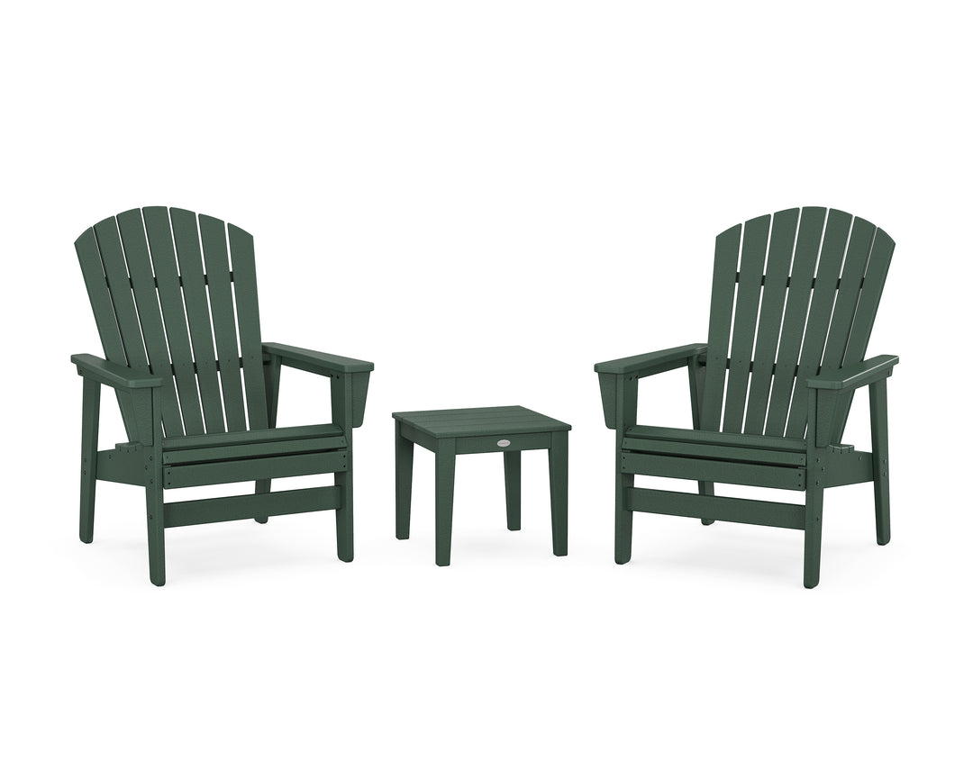 POLYWOOD® 3-Piece Nautical Grand Upright Adirondack Set