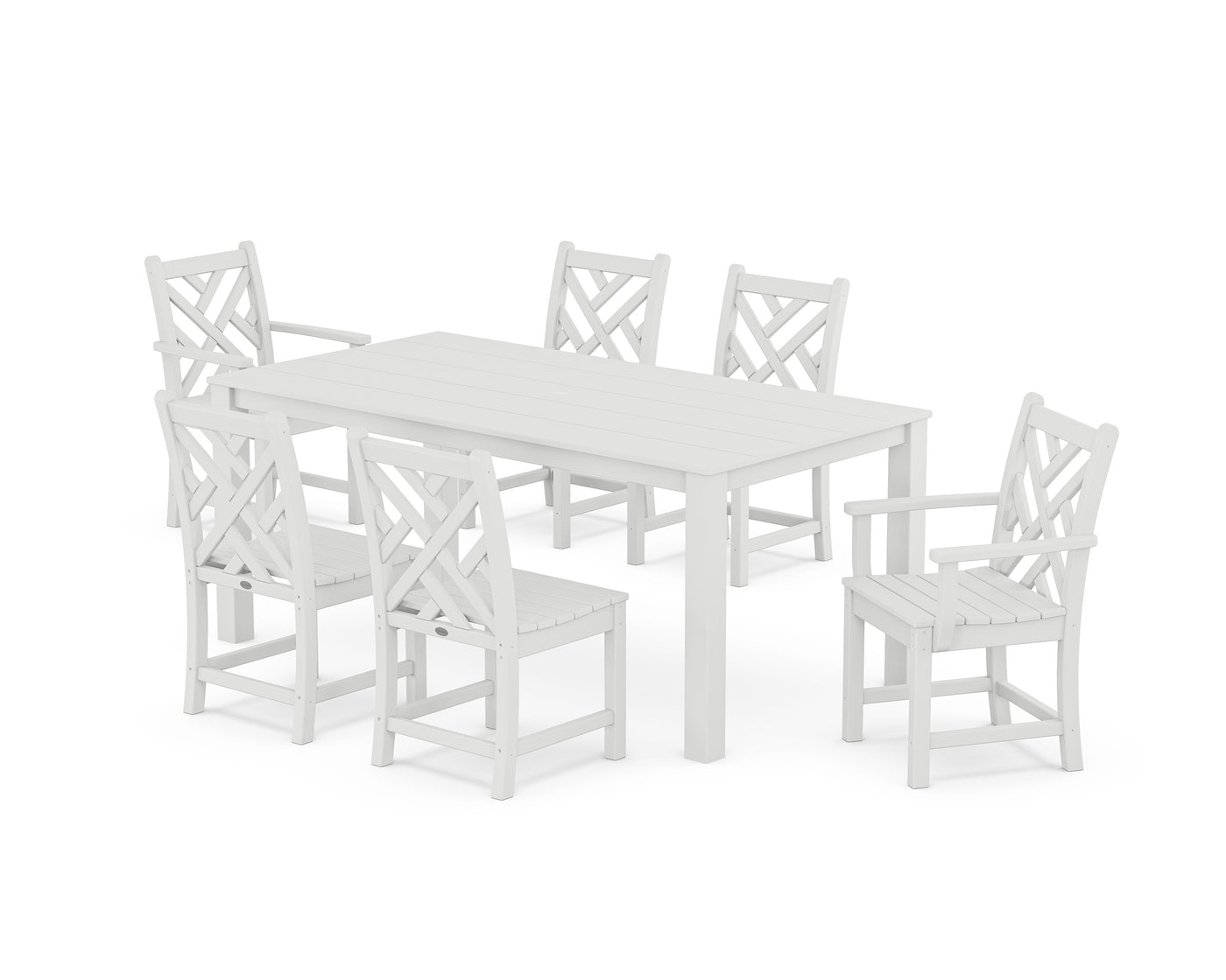 Chippendale 7-Piece Parsons Dining Set