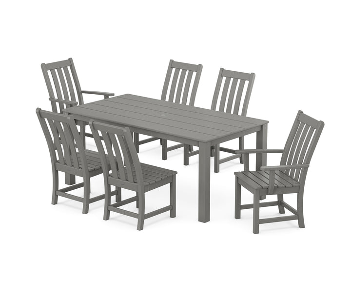 POLYWOOD® Vineyard 7-Piece Parsons Dining Set