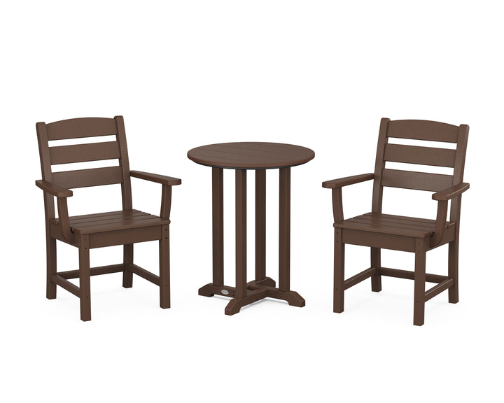 POLYWOOD® Lakeside 3-Piece Round Bistro Dining Set
