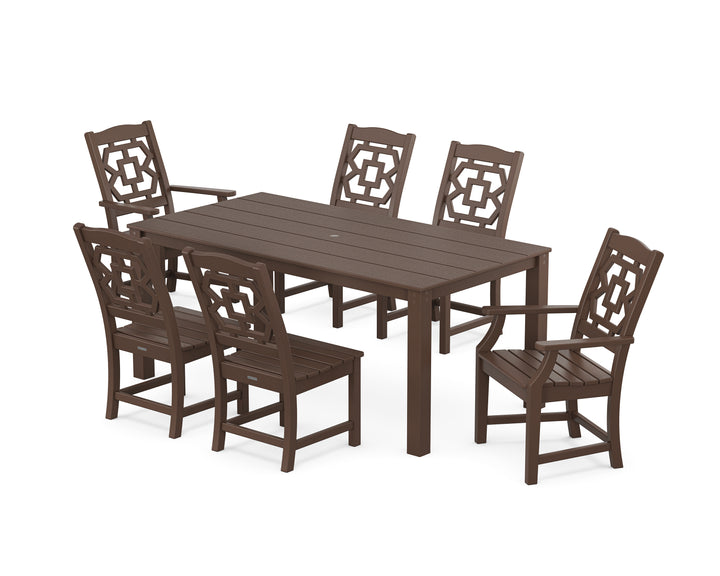 Martha Stewart by POLYWOOD® Chinoiserie 7-Piece Parsons Dining Set