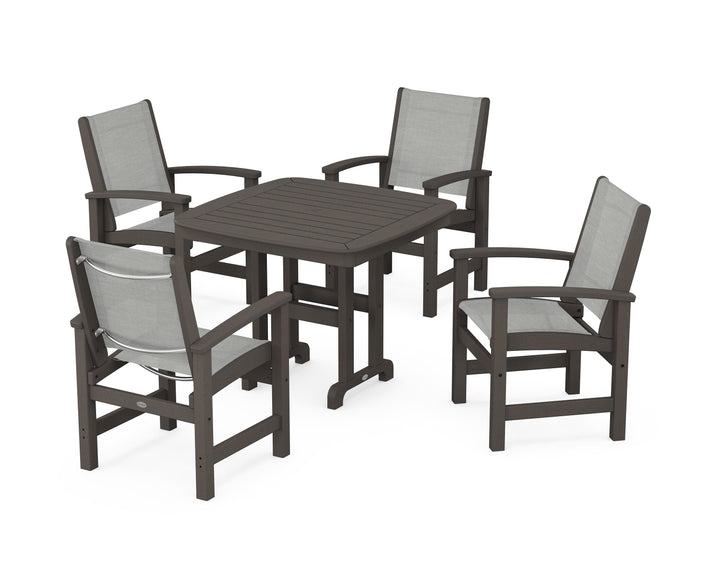 POLYWOOD® Coastal 5-Piece Dining Set