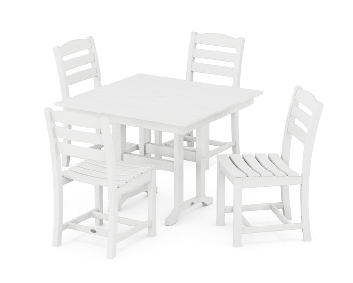 POLYWOOD® La Casa Café Side Chair 5-Piece Farmhouse Dining Set