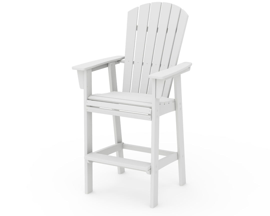 POLYWOOD® Nautical Curveback Adirondack Bar Chair