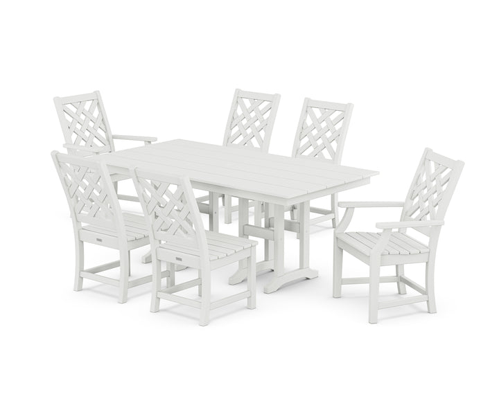 Country Living Wovendale 7-Piece Farmhouse Dining Set
