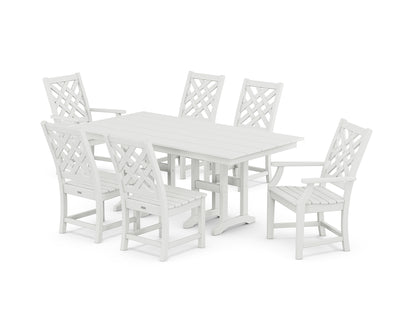 Wovendale 7-Piece Farmhouse Dining Set