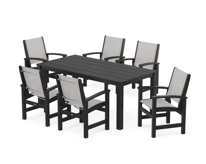 POLYWOOD® Coastal 7-Piece Parsons Dining Set