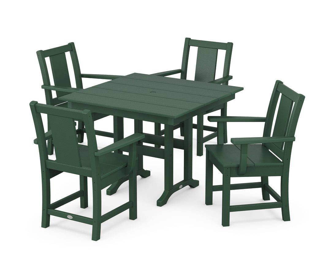 POLYWOOD® Prairie 5-Piece Farmhouse Dining Set