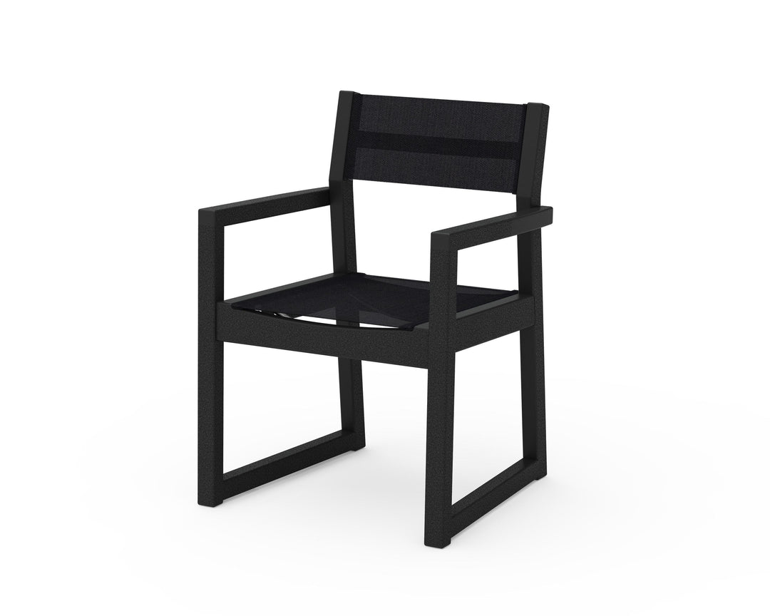 POLYWOOD® EDGE Sling Dining Arm Chair