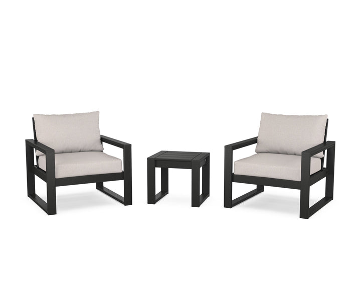 POLYWOOD® EDGE Sectional 3-Piece Deep Seating Set