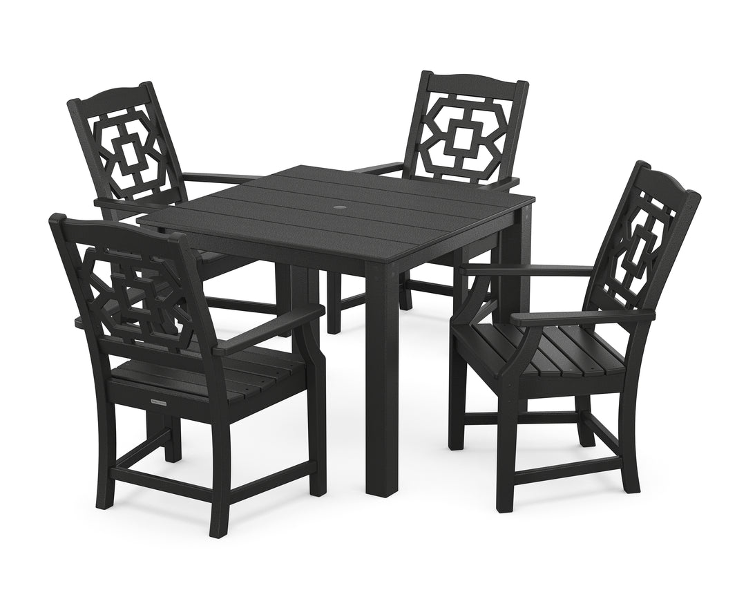 Martha Stewart by POLYWOOD® Chinoiserie 5-Piece Parsons Dining Set