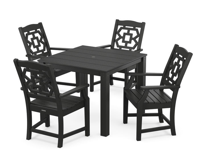 Martha Stewart by POLYWOOD® Chinoiserie 5-Piece Parsons Dining Set