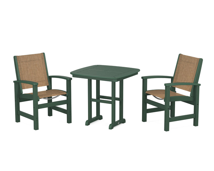 POLYWOOD® Coastal 3-Piece Dining Set