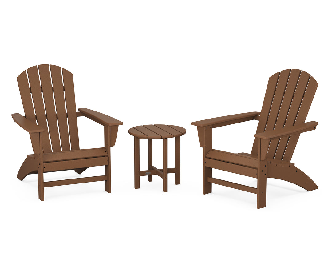 POLYWOOD® Nautical 3-Piece Adirondack Set