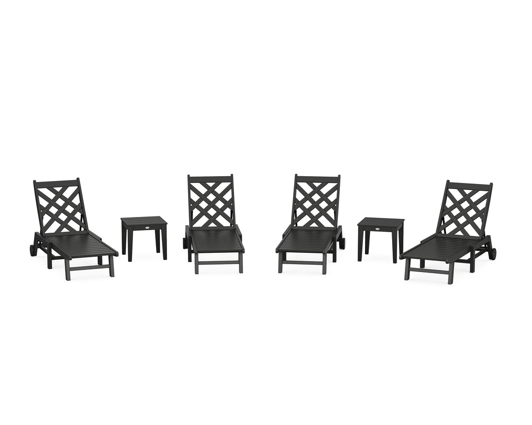 Country Living Wovendale 6-Piece Chaise Set with Wheels