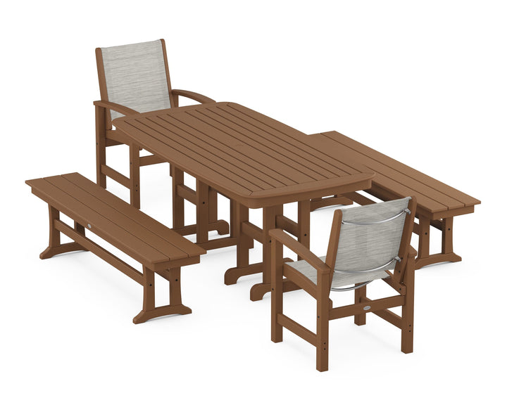 POLYWOOD® Coastal 5-Piece Dining Set