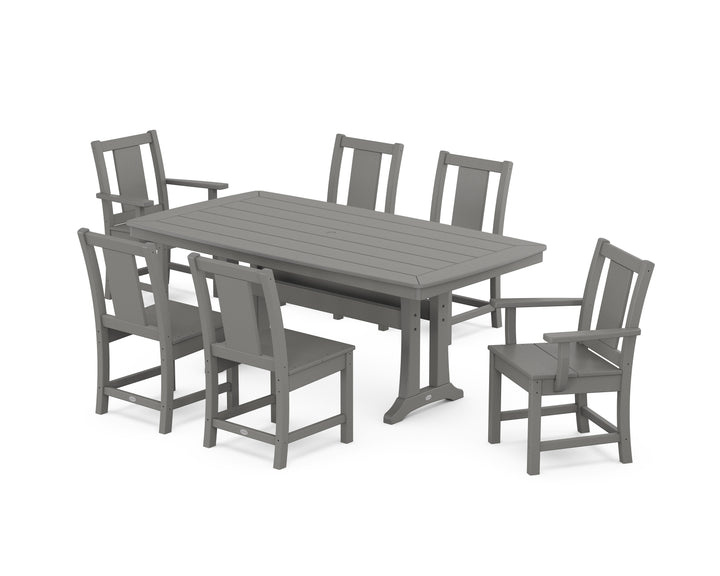 POLYWOOD® Prairie 7-Piece Dining Set with Trestle Legs