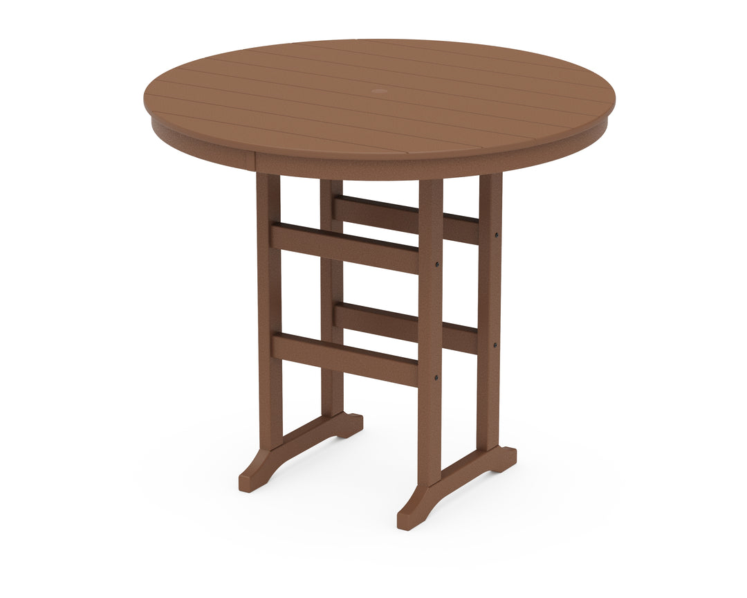 POLYWOOD® 48" Round Farmhouse Bar Table