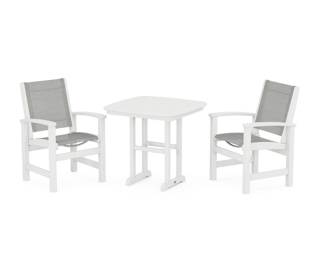 POLYWOOD® Coastal 3-Piece Dining Set