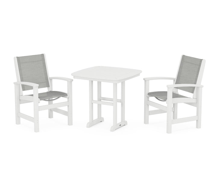 POLYWOOD® Coastal 3-Piece Dining Set