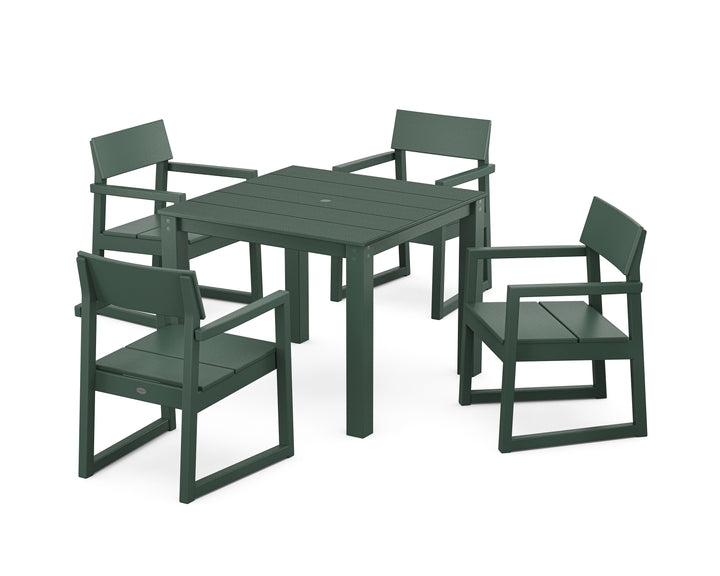 POLYWOOD® EDGE 5-Piece Parsons Dining Set