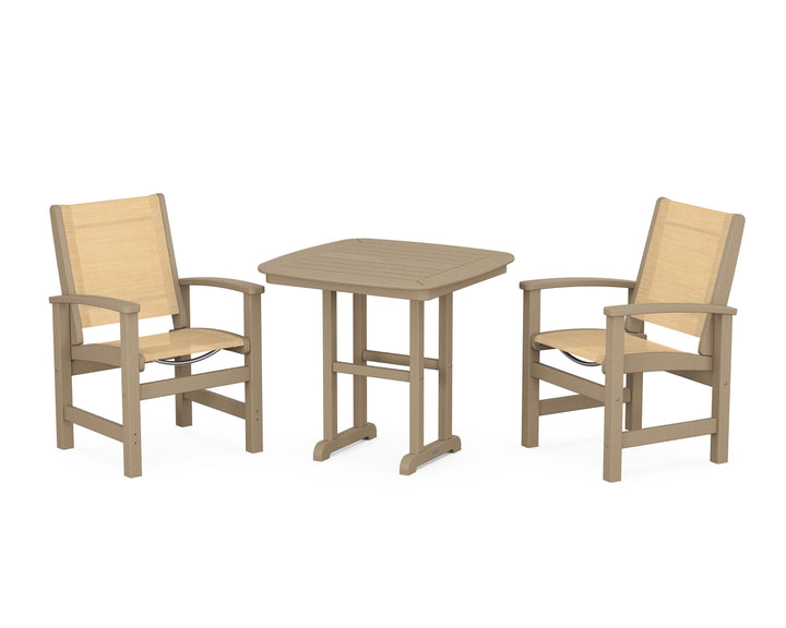 POLYWOOD® Coastal 3-Piece Dining Set