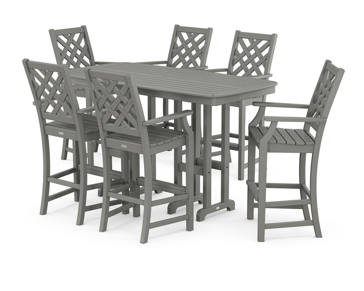 Country Living Wovendale Arm Chair 7-Piece Bar Set