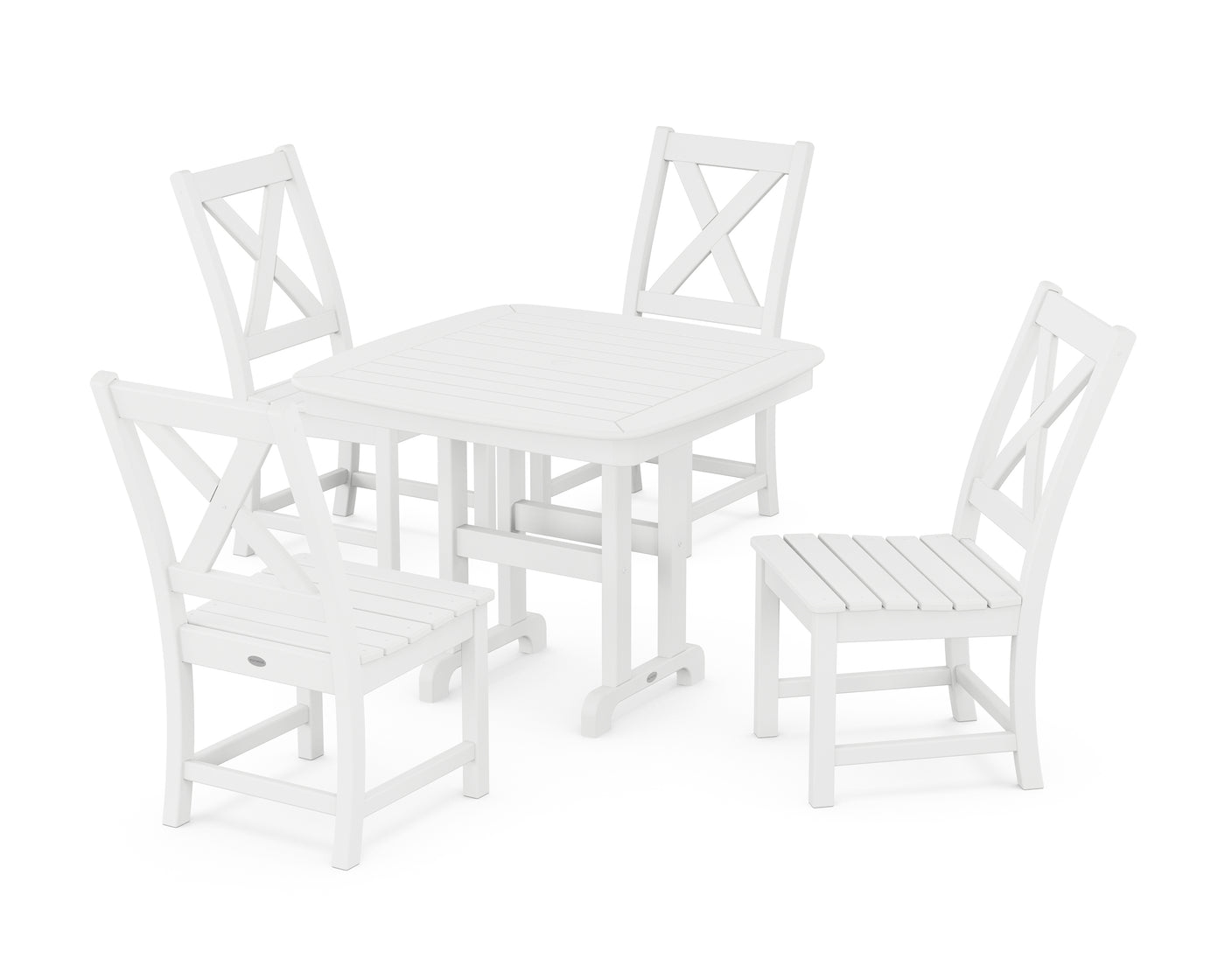 Braxton Side Chair 5-Piece Dining Set